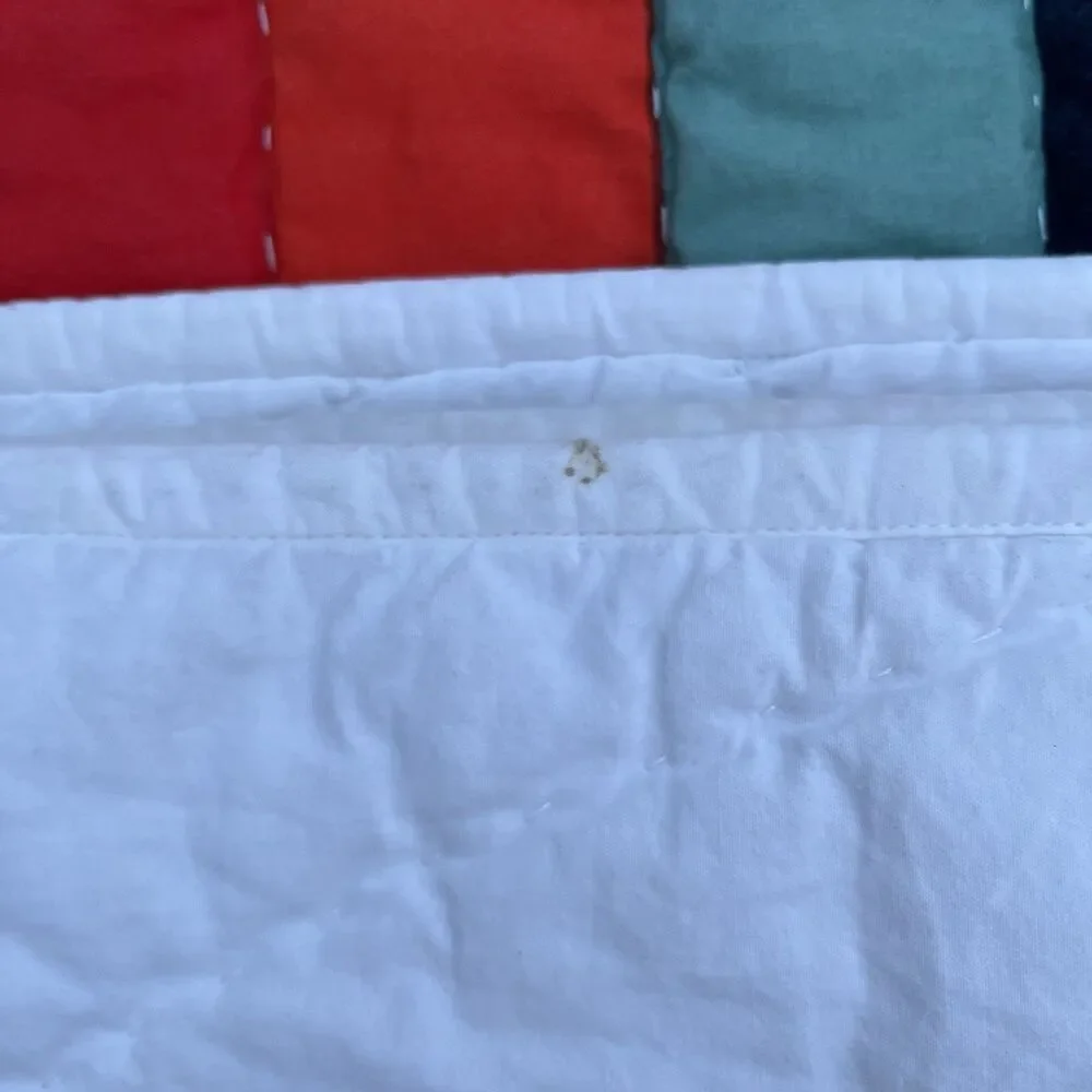 Crate & Barrel Kids Dynamic Trail Twin Quilt Comforter 100% Organic Cotton 66x86